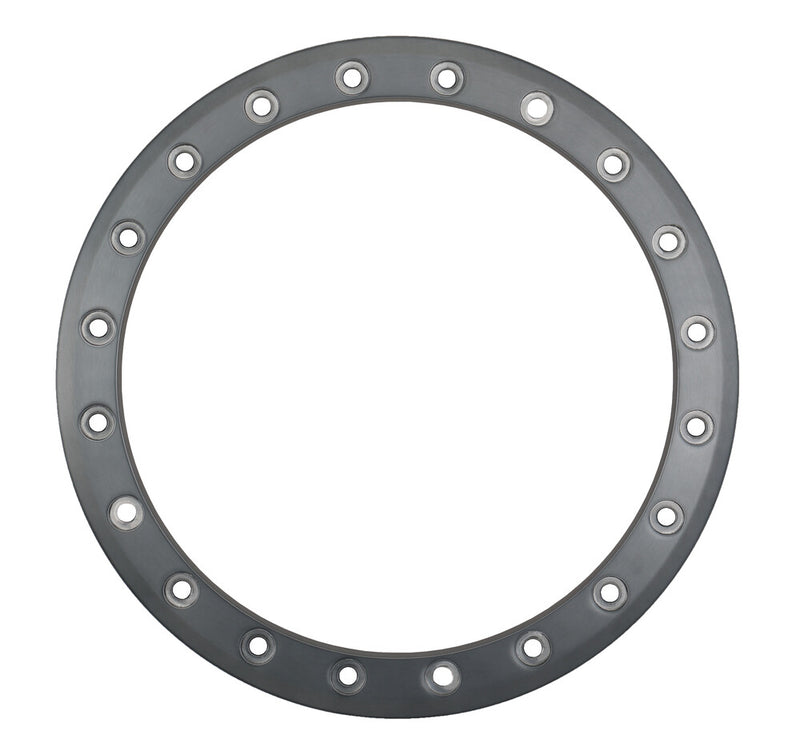 System 3 3-15520GBG 15S3RING-520 SB8-SB9 15" BEADLOCK RING 10MM 20-HOLE GLOSS BRUSHED GRY