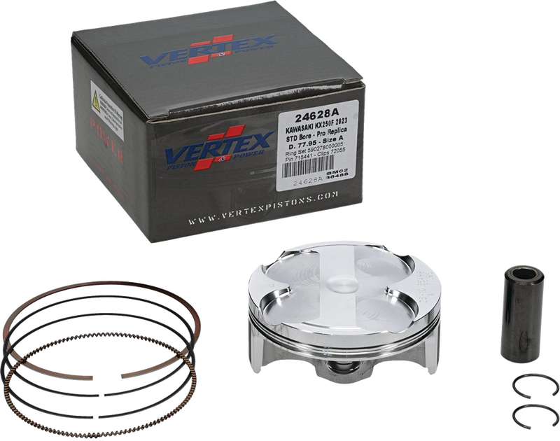 Vertex Forged Replica Piston Kit - 24628A Kawasaki KX 250 2023-2024