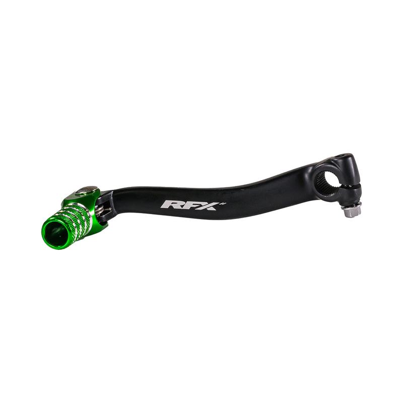 RFX Race Shift Lever Green - FXGP 21200 55GN Kawasaki KX 450 2009-2015