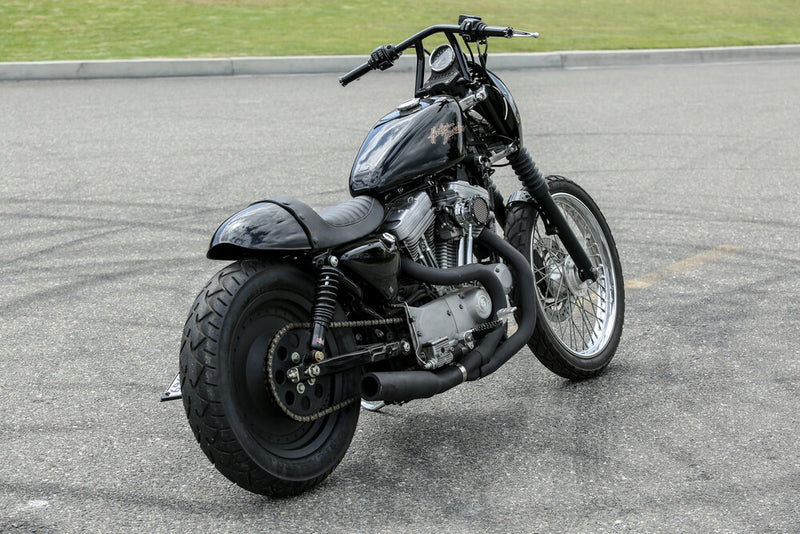 Burly Brand JIM 11" Bar 1" TBW Black - B12-6041B For Harley 1983-2022 | Yamaha Watercraft 1998-2004
