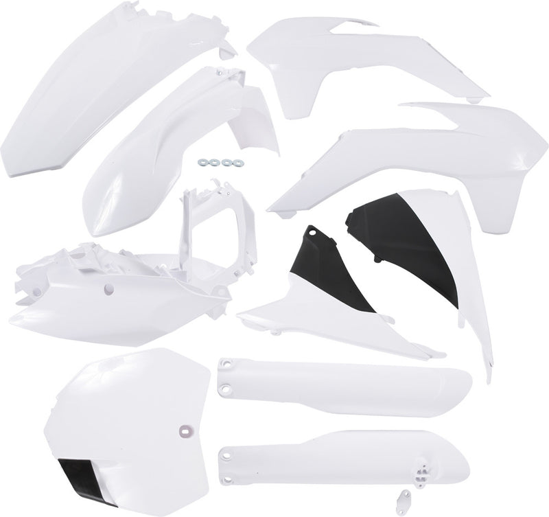 Acerbis Full Plastic Kit White - 2403090002 KTM SX 250 / XC 250 2015-2016