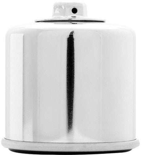 K & N OIL Filter (chrome) - KN-138C For Arctic Cat ATVs 2000-2008 | Aprilia Motorcycles 2010-2021