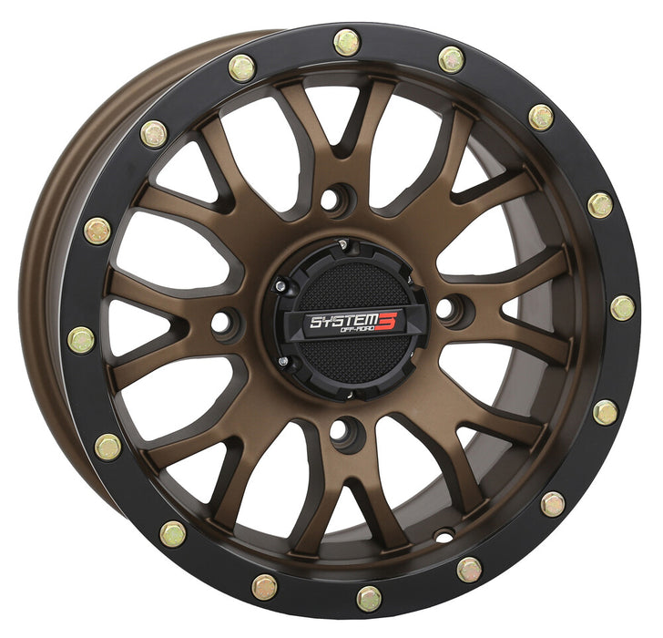 System 3 3-151237 15S3-1237 ST3 WHEEL 15X7 5+2 (+40MM) 4/137 MATTE BRONZE/BLACK