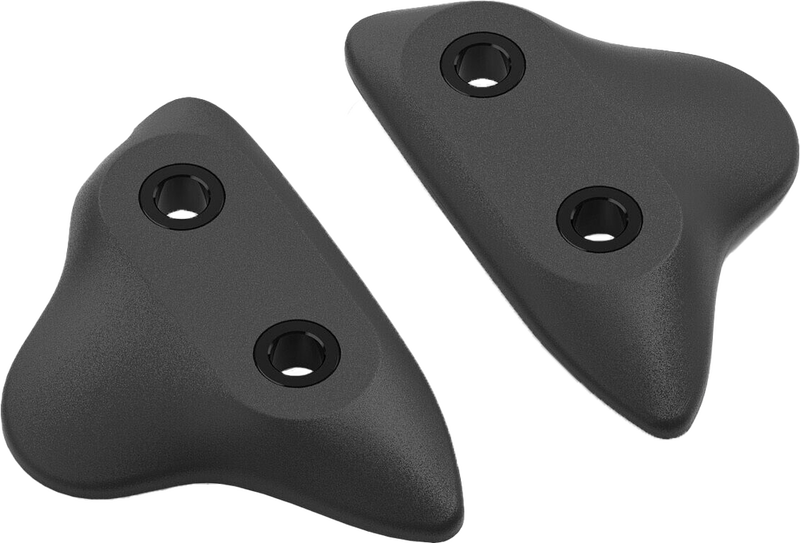 Rizoma 58-BS523B BS523B MIRROR BLOCK OFF PLATES PAIR BLACK YAM