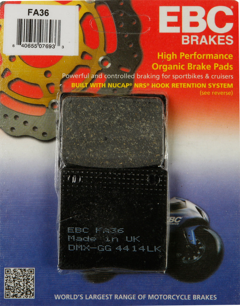 EBC Brake Pads - FA36 Suzuki Motorcycles 1977-1983