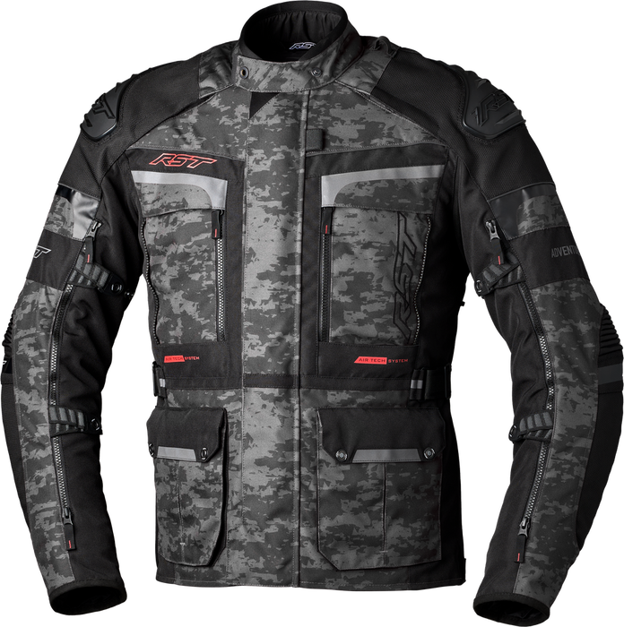 Rst 556-2409240 102409G.CAM-40 PRO SERIES ADVENTURE-X CE JACKET GREY CAMO TEXTILE SM