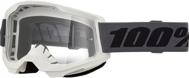 100% 610-5401 50027-10026 STRATA 2 GOGGLE GREY CLEAR LENS