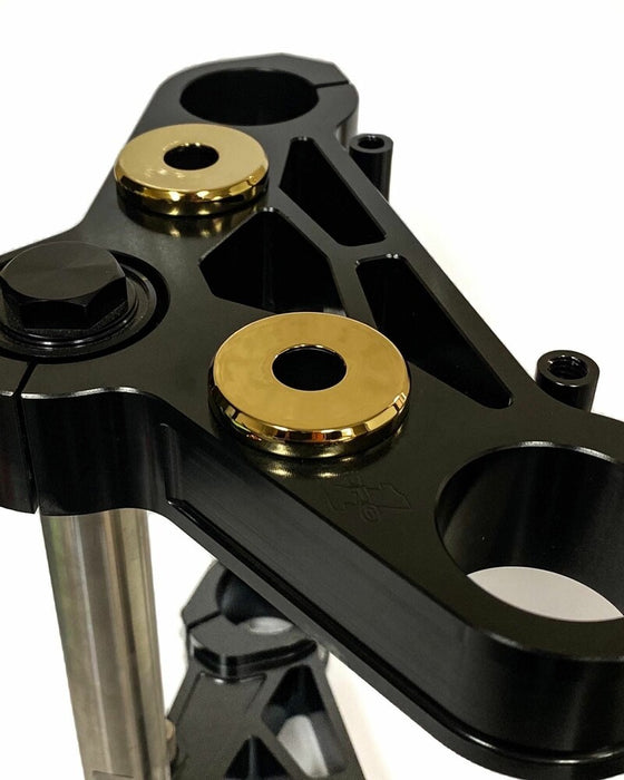 Pro One 812-52400 103070TIN HANDLEBAR RISER DAMPER KIT POLYURETHANE BUSHING GOLD TNC