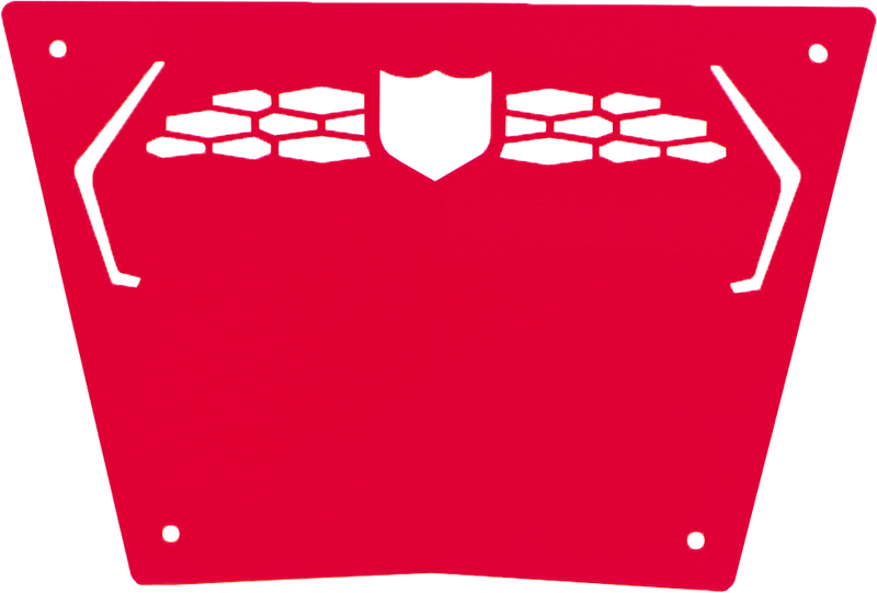 Pro Armor Front Sport Bumper Skid Plate RED - P187P363RD Polaris RZR 2019-2021