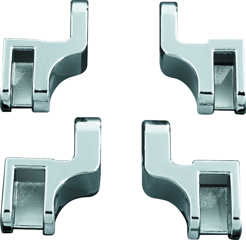 Kuryakyn 7528 Driver Floorboard Relocation Brackets For Flst Models Chrome - Photo - Primary
