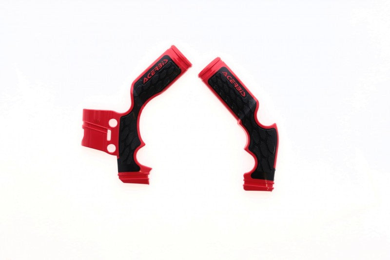 Acerbis 2688761018 14-23 KTM SX65/ 16-23 Husq TC65/ 21-23 Gasgas MC65 Frame Guards- X-grip - Red/black - Photo - Primary
