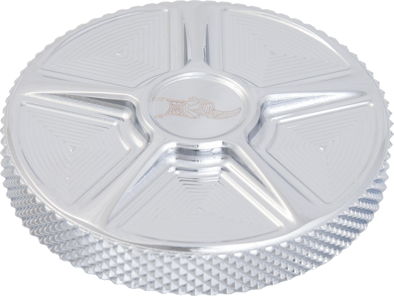 Kens Factory 563-03105 KFC-08 NL GAS CAP FIVE CHROME DUMMY CAP FOR M8 LH
