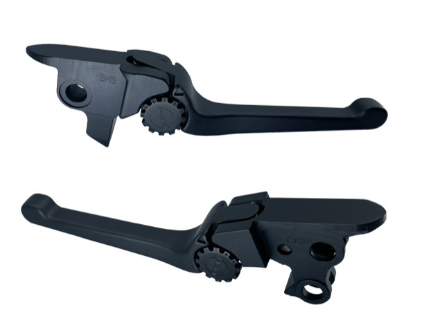 Psr Anthem Lever SET Black FLT Cable - 12-00666-22 For Harley Touring 2021-2023