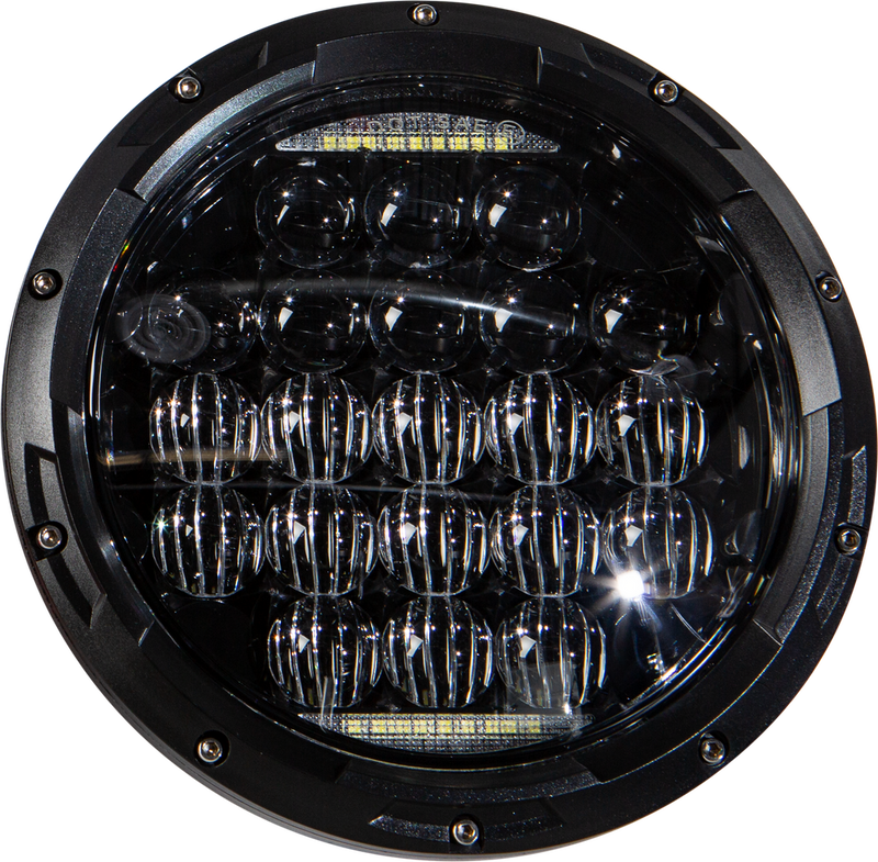 Harddrive 820-0360 820-0360 LED HEADLIGHT 7" 105W BLACK 5500/3000 LUMENS