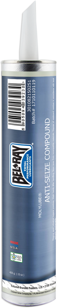 Bel-ray 840-1111 67700CC/301082150255 ASSEMBLY LUBE ANTI-SEIZE COMPOUND 15OZ