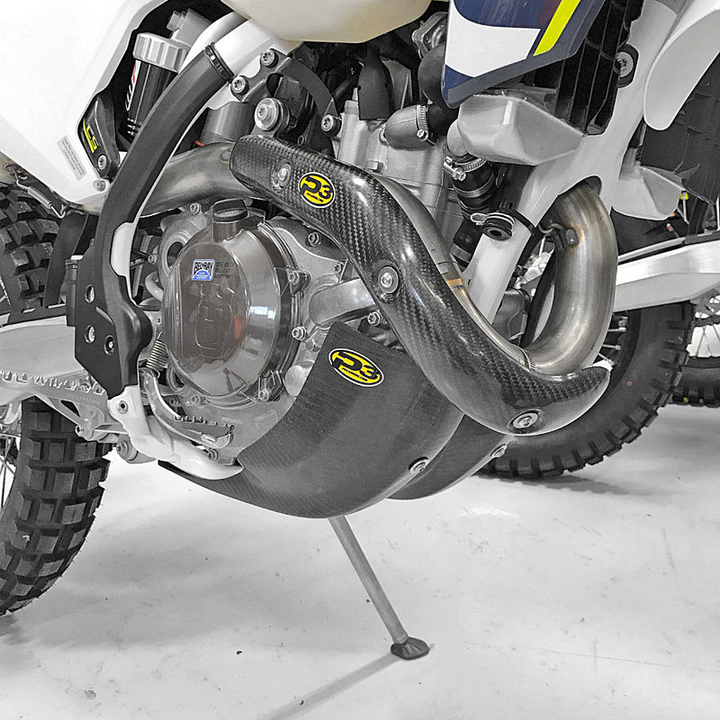 P3 Skid Plate Carbon Fiber - 301079 For Husqvarna FE 450 / FE 501 2016-2018 | KTM EXC-F 450 / EXC-F 500 2017-2018