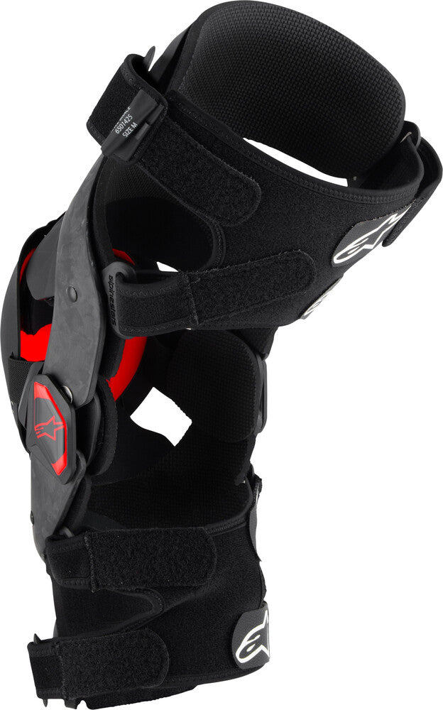 Alpinestars 482-00073S 6501425-13- S SUPERTECH RK-10 PLASMA KNEE BRACE BLACK/RED SM