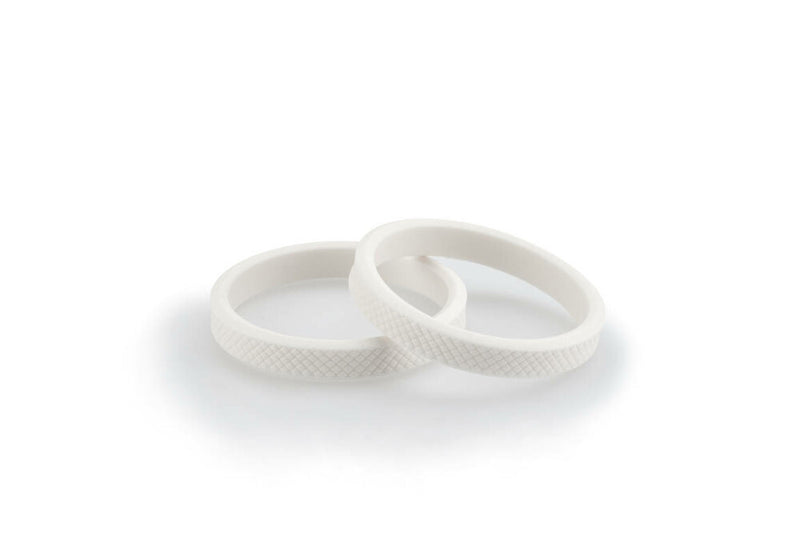 Puig Hi-tech Parts 561-3667W 3667B FRAME SLIDER RINGS VINTAGE WHITE