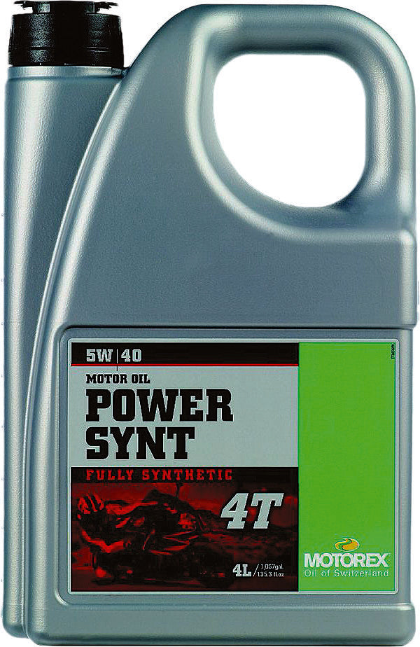 Motorex 580-0191 305658 POWER SYNTHETIC MOTOR OIL 4T 5W40 4L