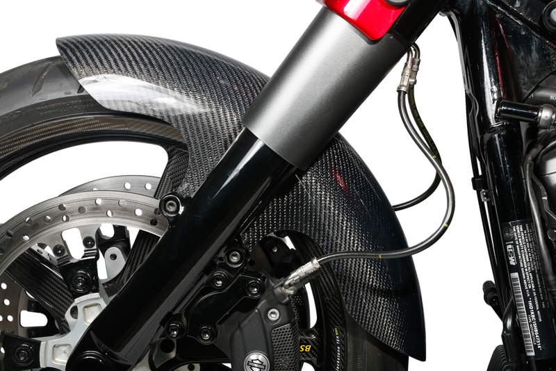 Hofmann Designs Hdcf-6001 Carbon Fiber Shorty Fender Front 19" FLH For Harley Touring 1986-2013
