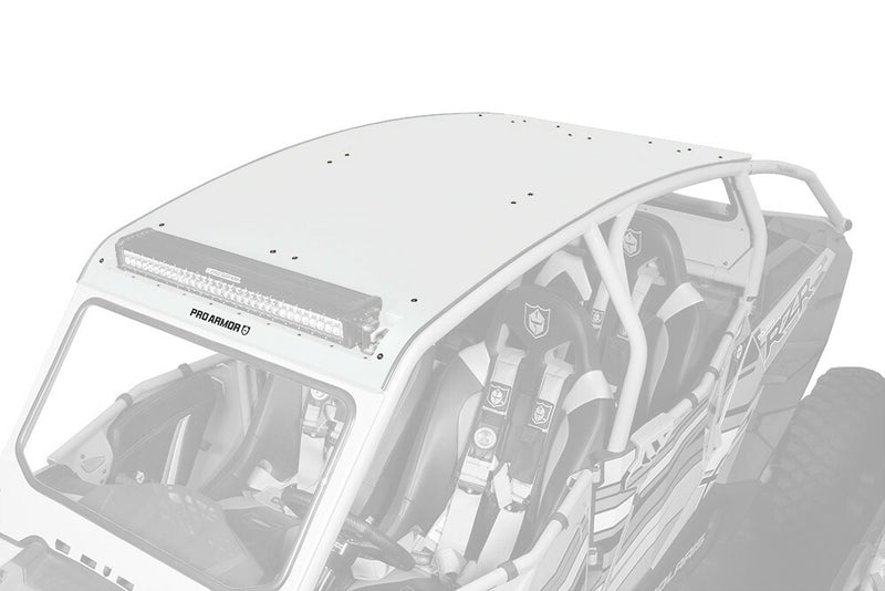 Pro Armor Asylum Roof With Light Bar Pocket White Pearl - P144R121WP Polaris RZR 2014-2022