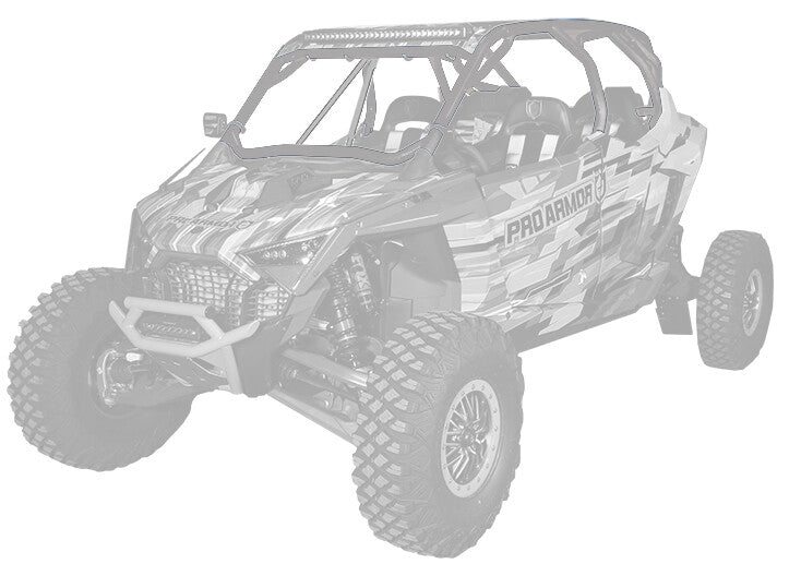 Pro Armor PRO R MP Cage With V Intrusion Turbo Silver - P2112C055TS Polaris RZR 2022
