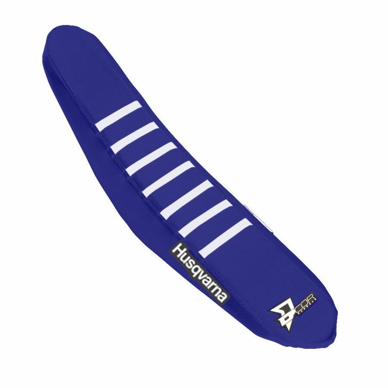 D-cor 862-3070419 30-70-419 SEAT COVER NAVY BLUE/WHITE RIBS