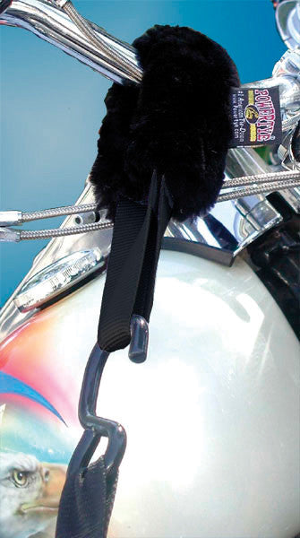Powertye TIE-Down Assist With Sheepskin Cover 1.5" Black 2/PK - 41192