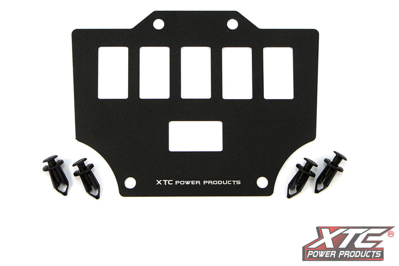 Xtc Power Products 6 Switch Mount Plate - SP-6SW-HT Honda Talon 2019-2021