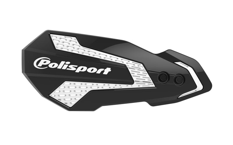 Polisport 64-8308256 8308200056 MX FLOW HANDGUARDS BLACK/WHITE