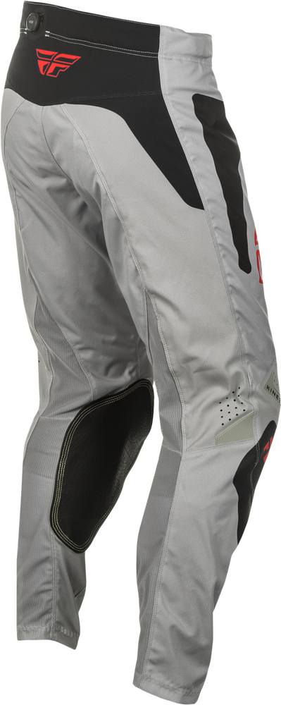 Fly Racing 378-43032 378-43032 KINETIC SYM PANTS LIGHT GREY/RED/BLACK SZ 32