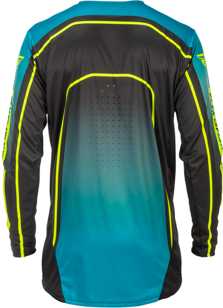 Fly Racing 379-055S 379-055S RAYCE BICYCLE JERSEY TEAL/BLACK/LIME SM