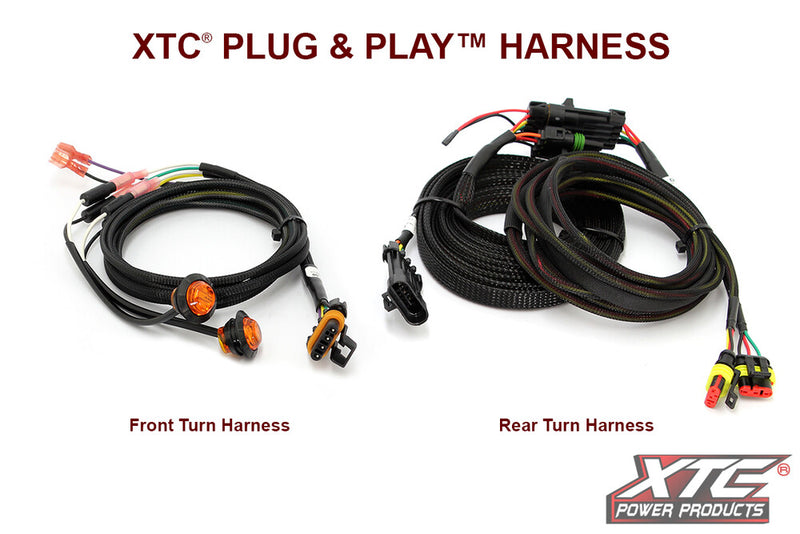 Xtc Power Products Auto Turn Signal Kit W Billet Lever AND Front DRL Lights CAN Can-Am Defender - ATS-L-CAN-DEF-DRL Can-Am Defender 2016-2026