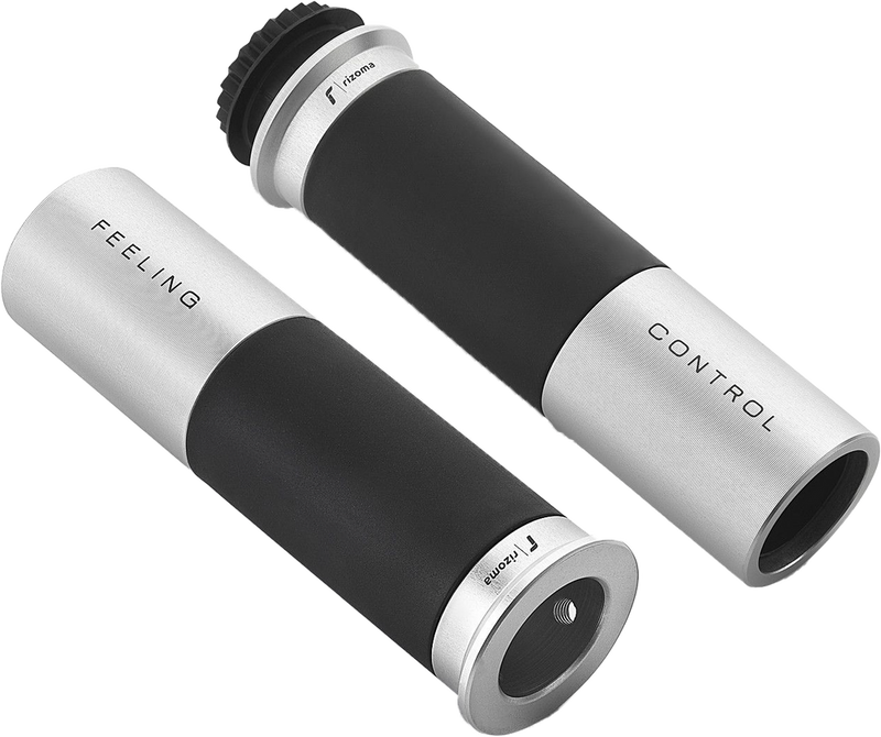 Rizoma 58-GR225A GR225A GRIPS ICON 22MM SILVER