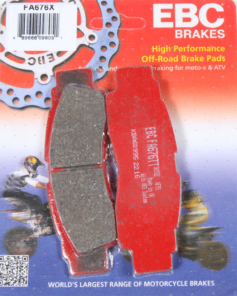 EBC Brake Pads Carbon X Series - FA676X Yamaha 1000R / YXZ1000R 2016-2017