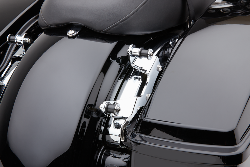 Cobra Backrest Mounting Kit Black FLH FLT - 602-2100B For Harley Touring 2009-2013