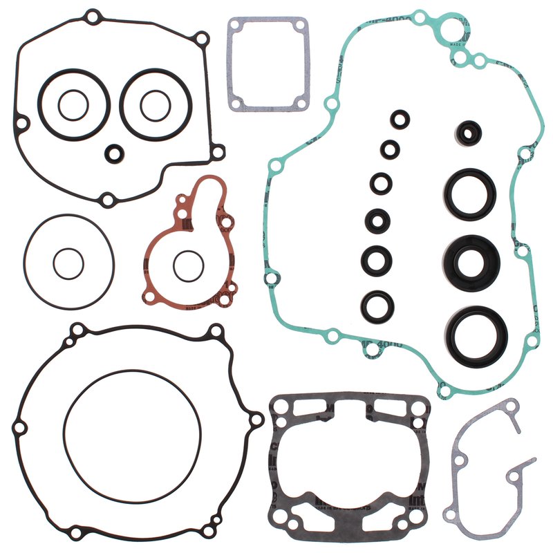 Vertex Complete Gasket SET With OIL Seals - 811430 Kawasaki KX 125 2003-2005