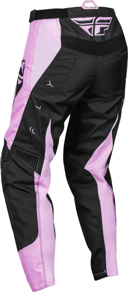 Fly Racing 377-83103 377-83103 WOMEN'S F-16 PANTS BLACK/LAVENDER SZ 03/04