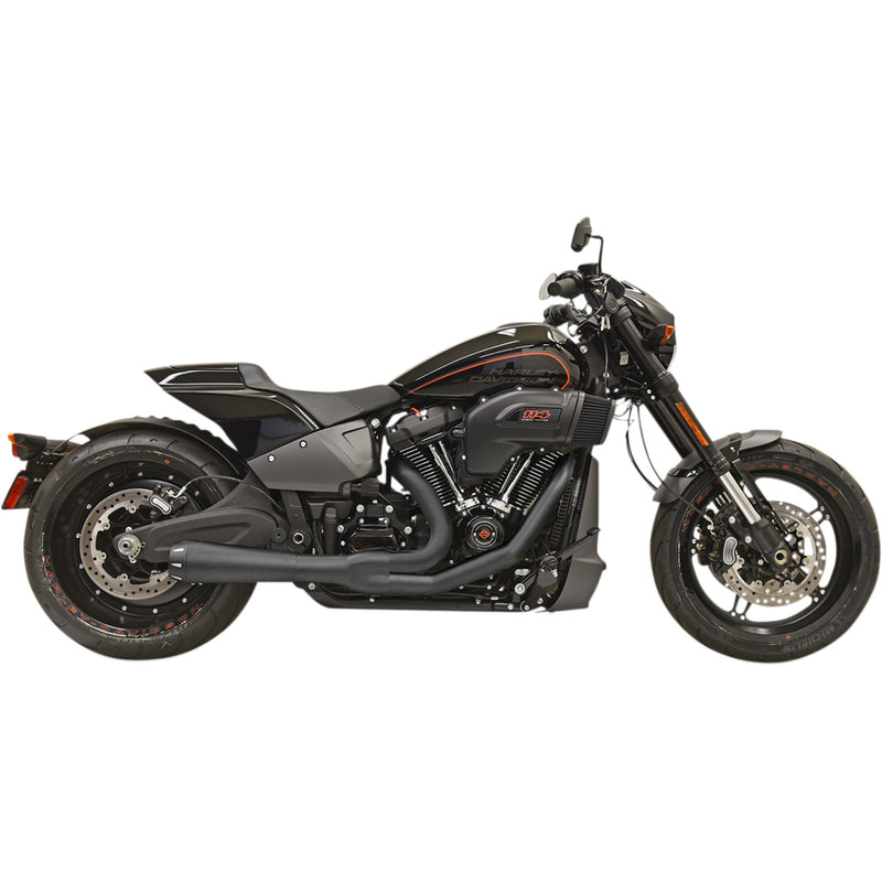 Bassani Xhaust Road Rage 2-Into-1 Exhaust System - 1S94RB For Harley Softail 2018-2024