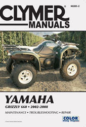 Clymer Repair Manual Yamaha Grizzly 660 - CM2852 Yamaha 660 Grizzly 4x4 / 400 Kodiak 4x4 2002-2007