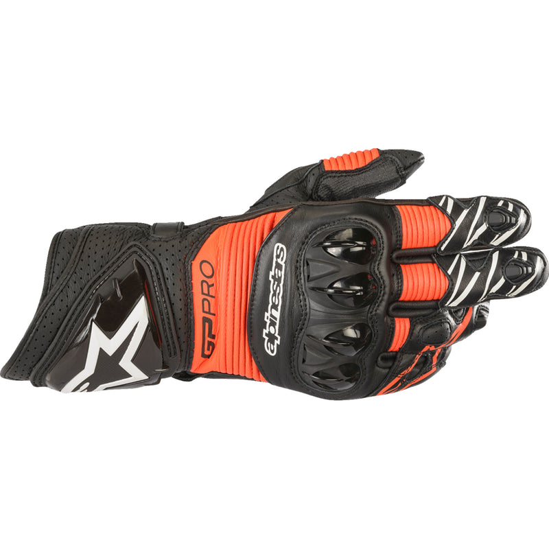 ALPINESTARS GP Pro RS3 Gloves Black/Fluo - Red
