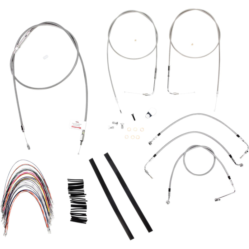 Burly Brand Complete Cable Kit - B30-1086 For Harley Touring 2007