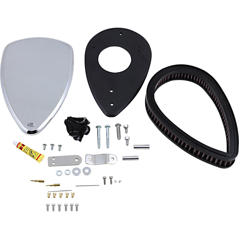 Baron Big Air Kit (BAK) Smooth Air Cleaner - BA-2011-00 Yamaha V-Star 650 1998-2017