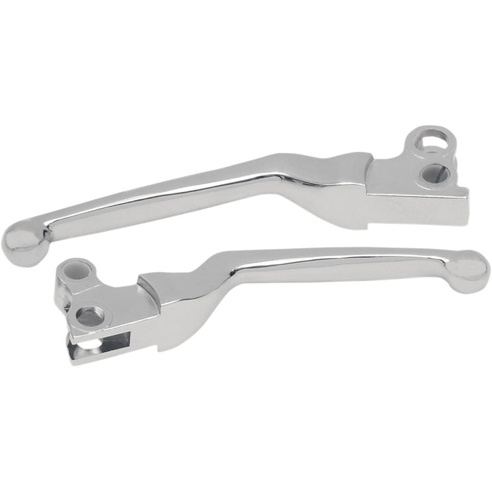 DRAG SPECIALTIES Lever Set Chrome