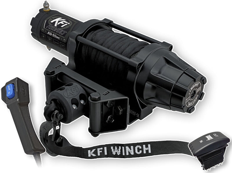 KFI Products 5000LB Wide Assault Series Winch - AS-50WX