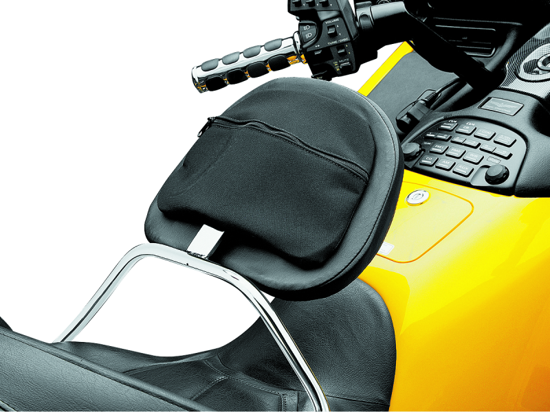 Kuryakyn 8990 Rider Backrest Honda GL1800 01-10 Models Chrome - User 1
