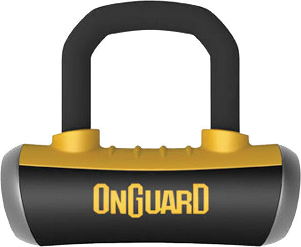 Onguard 57-9610 45008046 BOXER 8046 DISC LOCK WITH DISC REMINDER BLACK/YELLOW