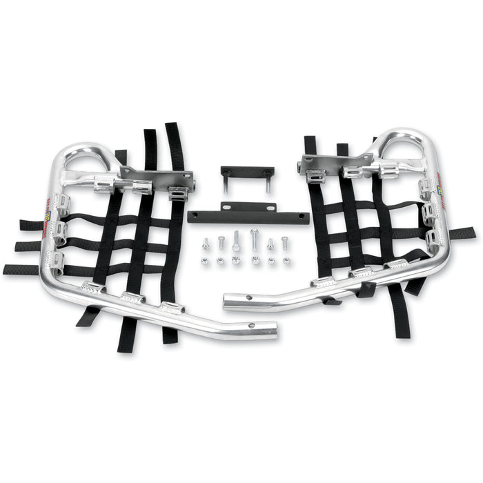 DG PERFORMANCE 0530-0272 60-4390 Alloy Nerf Bars Nerf Bars - Raptor 350 - Natural/Black