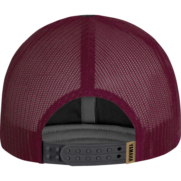 YAMAHA APPAREL 2501-3965 NP21A-H3247 Yamaha Curved Bill Hat Yamaha Wool Hat - Gray/Maroon