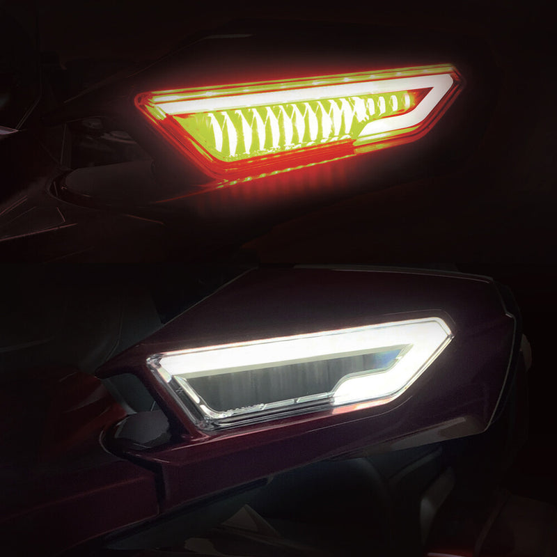 Pathfinder LED Mirror SEQ TS W DRL Clear Honda GL - GW3DTC Honda Gold 2018-2024